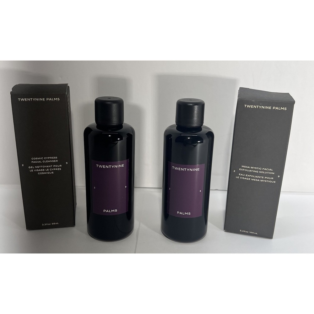 Twentynine Palms Facial Cleanser & Exfoliating 3.3 fl oz‎ New Jared Leto Vegan
